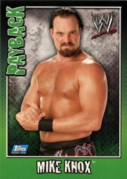 2006 Topps WWE Payback (English Edition) #85 Mike Knox Front