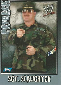 2006 Topps WWE Payback (English Edition) #90 Sgt. Slaughter Front