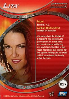 2004 Topps WWE RAW & SmackDown Apocalypse (English Edition) #R27 Lita Back