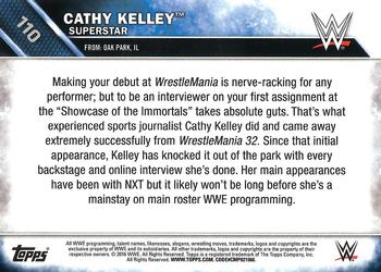 2016 Topps WWE Then Now Forever - Bronze #110 Cathy Kelley Back