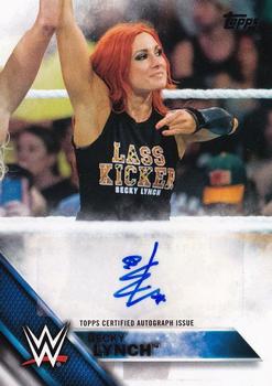 2016 Topps WWE Then Now Forever - Autographs #NNO Becky Lynch Front