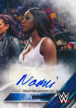 2016 Topps WWE Then Now Forever - Autographs #NNO Naomi Front