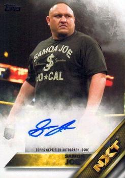 2016 Topps WWE Then Now Forever - Autographs #NNO Samoa Joe Front