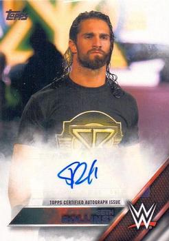 2016 Topps WWE Then Now Forever - Autographs #NNO Seth Rollins Front