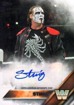 2016 Topps WWE Then Now Forever - Autographs #NNO Sting Front