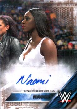 2016 Topps WWE Then Now Forever - Autographs Bronze #NNO Naomi Front