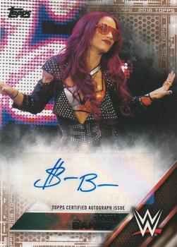 2016 Topps WWE Then Now Forever - Autographs Bronze #NNO Sasha Banks Front