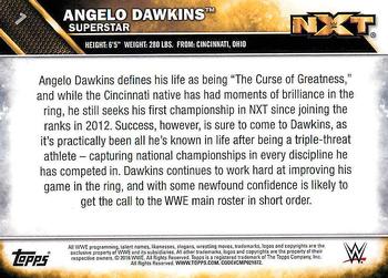 2016 Topps WWE Then Now Forever - NXT Prospects #1 Angelo Dawkins Back
