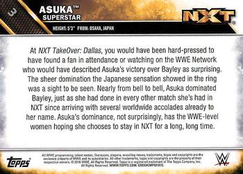 2016 Topps WWE Then Now Forever - NXT Prospects #3 Asuka Back