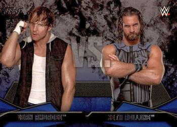 2016 Topps WWE Then Now Forever - Rivalries WWE #3 Seth Rollins / Dean Ambrose Front
