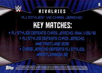 #1 AJ STYLES vs JOHN CENA2016 Topps WWE Then Now Forever WWE RIVALRIES 