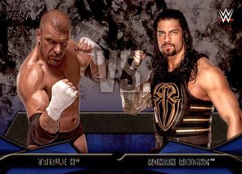 2016 Topps WWE Then Now Forever - Rivalries WWE #11 Roman Reigns / Triple H Front