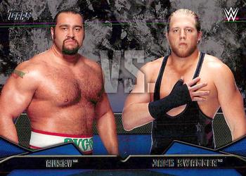 2016 Topps WWE Then Now Forever - Rivalries WWE #18 Rusev / Jack Swagger Front