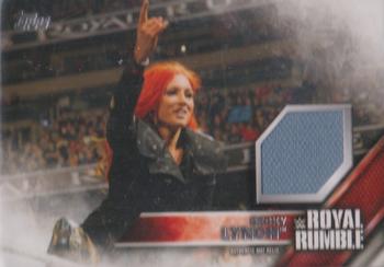 2016 Topps WWE Then Now Forever - Royal Rumble 2016 Mat Relic #NNO Becky Lynch Front