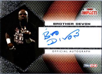 2009 TriStar TNA Impact - Autograph Silver #IA-9 Brother Devon Front