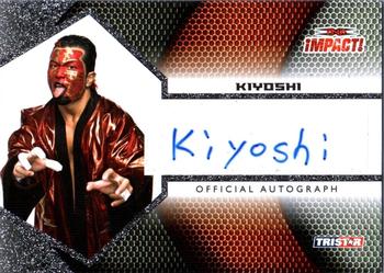 2009 TriStar TNA Impact - Autograph Silver #IA-36 Kiyoshi Front