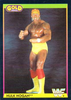 1992 Merlin WWF Gold Series Part 1 #10 Hulk Hogan Front