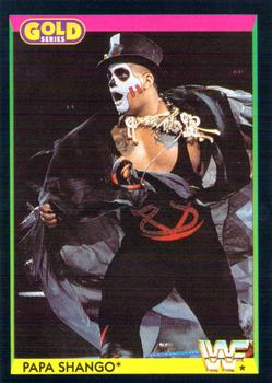 1992 Merlin WWF Gold Series Part 1 #15 Papa Shango Front
