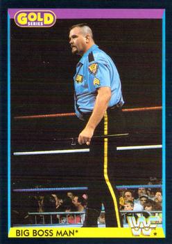 1992 Merlin WWF Gold Series Part 1 #18 Big Boss Man Front
