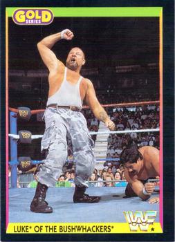 1992 Merlin WWF Gold Series Part 1 #49 Luke of The Bushwhackers Front