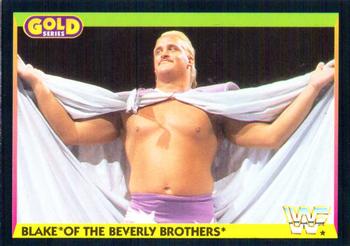1992 Merlin WWF Gold Series Part 1 #59 Blake of the Beverly Brothers Front