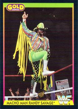 1992 Merlin WWF Gold Series Part 1 #68 Macho Man Randy Savage Front