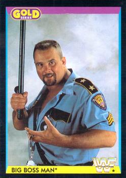 1992 Merlin WWF Gold Series Part 1 #73 Big Boss Man Front