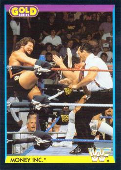 1992 Merlin WWF Gold Series Part 1 #74 Money Inc. Front