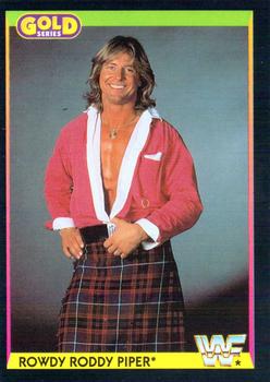1992 Merlin WWF Gold Series Part 1 #81 Rowdy Roddy Piper Front