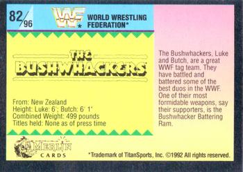 1992 Merlin WWF Gold Series Part 1 #82 The Bushwhackers Back