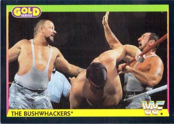 1992 Merlin WWF Gold Series Part 1 #82 The Bushwhackers Front