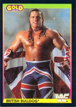1992 Merlin WWF Gold Series Part 1 #86 British Bulldog Front