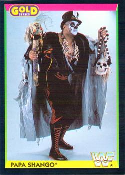 1992 Merlin WWF Gold Series Part 1 #93 Papa Shango Front
