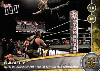 2016 Topps Now NXT #20 SAnitY Front