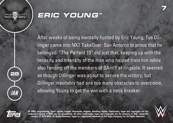 2016 Topps Now NXT #7 Eric Young Back