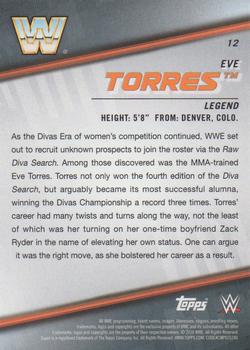 2016 Topps WWE Divas Revolution #12 Eve Torres Back