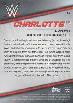 2016 Topps WWE Divas Revolution #19 Charlotte Back