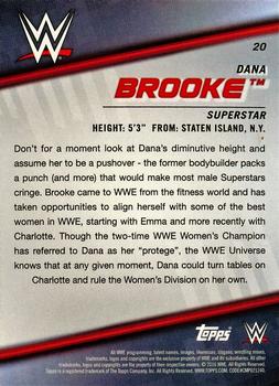 2016 Topps WWE Divas Revolution #20 Dana Brooke Back