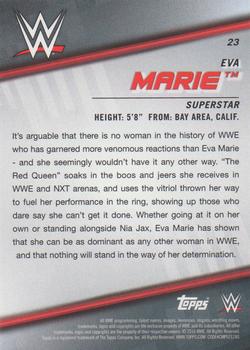 2016 Topps WWE Divas Revolution #23 Eva Marie Back