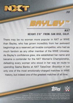 2016 Topps WWE Divas Revolution #39 Bayley Back