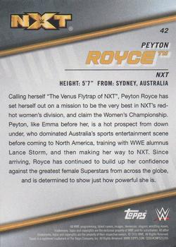 2016 Topps WWE Divas Revolution #42 Peyton Royce Back