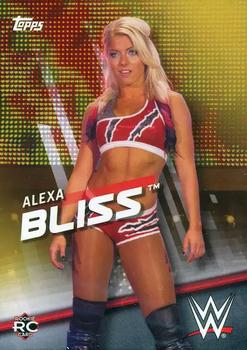 2016 Topps WWE Divas Revolution - Gold #13 Alexa Bliss Front