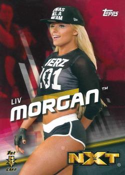 2016 Topps WWE Divas Revolution - Red #41 Liv Morgan Front