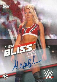 2016 Topps WWE Divas Revolution - Autographs #13 Alexa Bliss Front