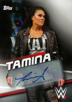 2016 Topps WWE Divas Revolution - Autographs #36 Tamina Front