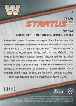 2016 Topps WWE Divas Revolution - Autographs #7 Trish Stratus Back