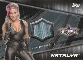 2016 Topps WWE Divas Revolution - Mat Relics Silver #NNO Natalya Front