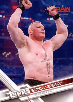 2017 Topps WWE #10 Brock Lesnar Front