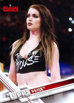 2017 Topps WWE #27 Paige Front