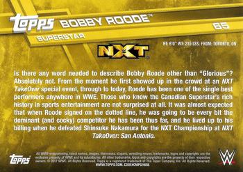 2017 Topps WWE #65a Bobby Roode Back